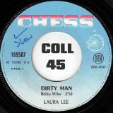 Laura Lee – Dirty Man b/w Wanted : Lover No Experience Necessary – Chess FR 7″