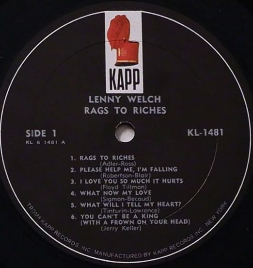 LennyWelch-RagsToRiches-KappLPLABELA01