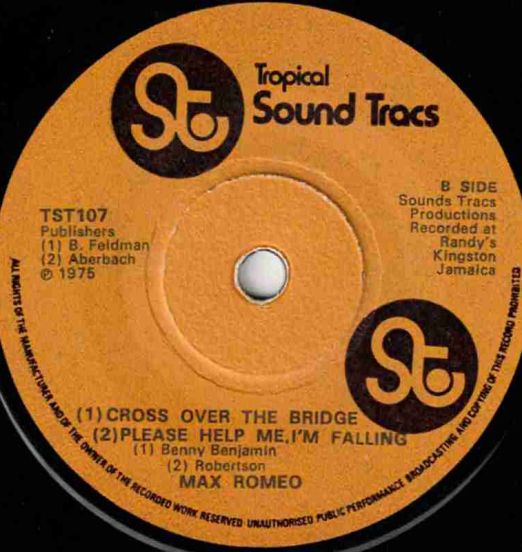 MaxRomeo-CrossOverTheBridge-TropicalSoundTracs45LABELB01