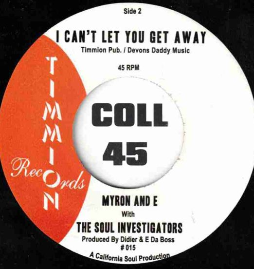 Myron&EWithTheSoulInvestigators-ICantLetYouGetAway-Timmion45LABELB01
