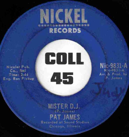 Pat James - Mister D.J. b/w Play That Thang - Nickel 7"