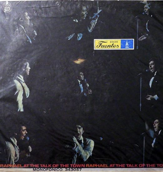 Raphael - Live At The Talk Of The Town, London - Hispavox COL LP