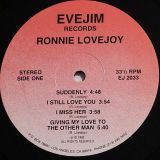 Ronnie Lovejoy – Suddenly – Evejim LP