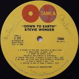 Stevie Wonder – Down To Earth – Tamla LP