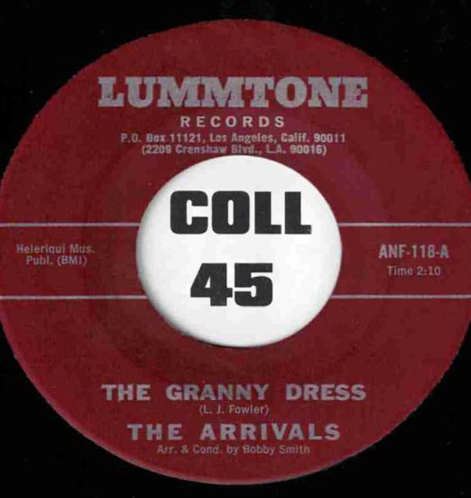 The Arrivals - The Granny Dress b/w Woman And Child - Lummtone 7"