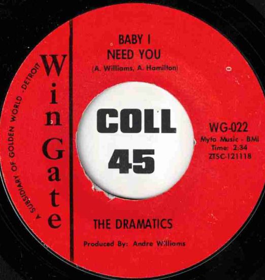 TheDramatics-BabyINeedYou-Wingate45LABELB01