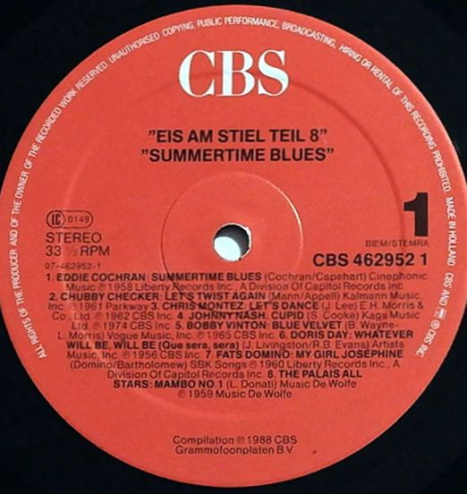 VA-EisAmStiel8Teil-SummertimeBlues-CBSEULPLABELA01