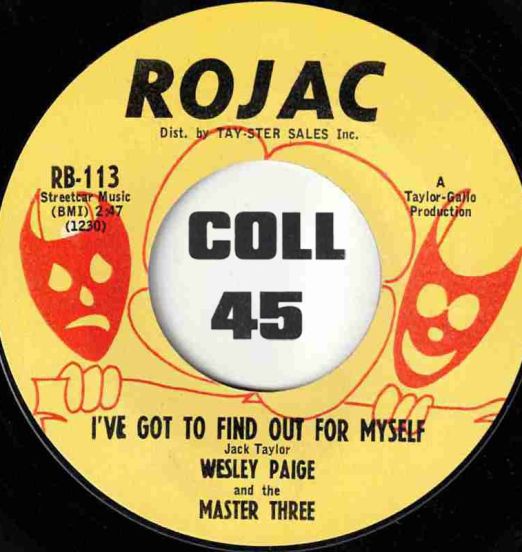 WesleyPaige-IveGotToFindOutForMyself-Rojac45LABELB01