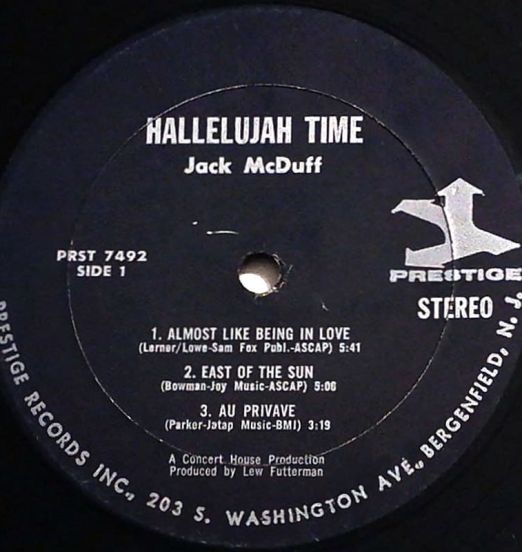 BrotherJackMcDuff-HallelujahTime-PrestigeLPLABELA01