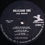 Brother Jack McDuff – Hallelujah Time! – Prestige LP