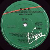 Deutsch Amerikanische Freundschaft – Alles Ist Gut – Virgin GER LP