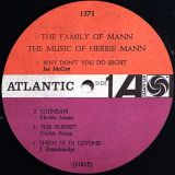 Herbie Mann – The Family Of Mann (The Music Of Herbie Mann) – Atlantic LP