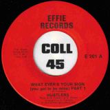 Hustlers – What Ever’s Your Sign (You Got To Be Mine) Part 1 b/w Part 2 – Effie 7″